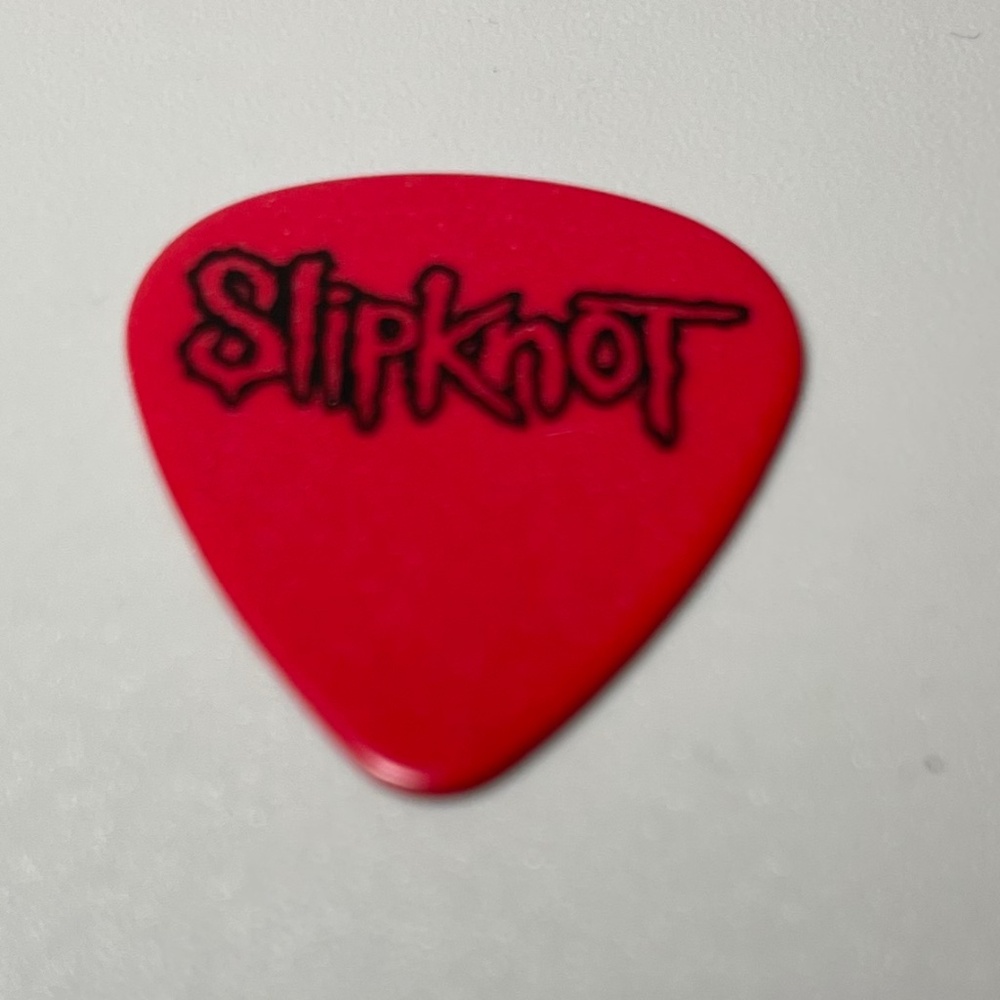 Slipknot Red Guitar Pick
